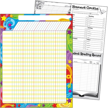 Trend Enterprises Praise Words n Stars Incentive Chart, 17in x 22in, PK6 T73350